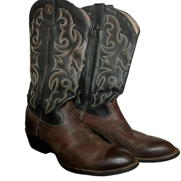 Tony Lama Other - Tony Lama Mens Leather Western Cowboy work Boots RR4001 10.5D slip oil resistant